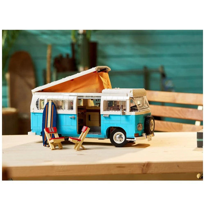 לגו 10279 קראוון קמפינג פולקסווגן | LEGO 10279 Volkswagen T2 Camper Van | הרכבות | פלאנט איקס | Planet X