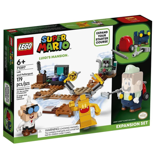 לגו 71397 המעבדה של לואיג'י (ערכת הרחבה) סופר מריו | LEGO 71397 Luigi’s Mansion Lab and Poltergust Expansion Set | הרכבות | פלאנט איקס | Planet X