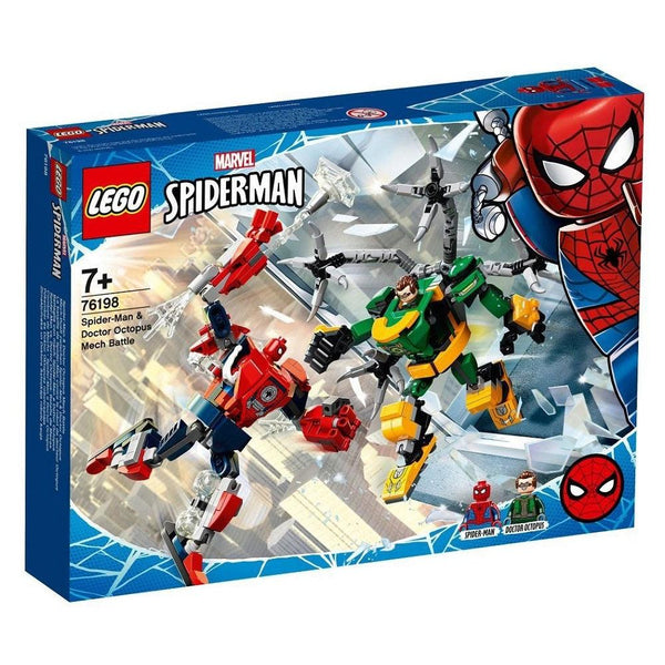 לגו 76198 הקרב של ספיידרמן ודוקטור אוקטופוס | LEGO 76198 Spider-Man And Doctor Octopus Mech Battle | הרכבות | פלאנט איקס | Planet X