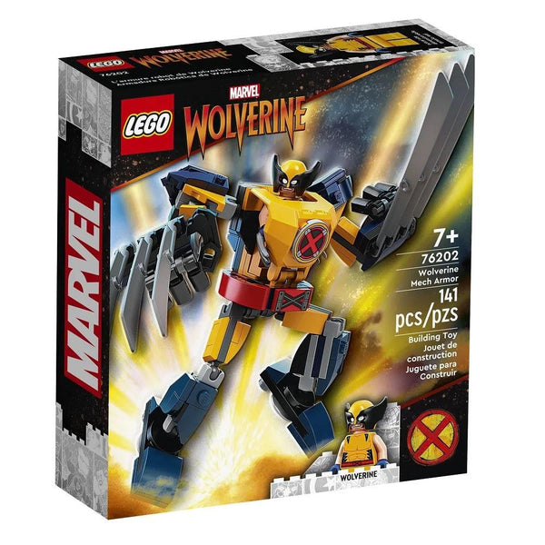 לגו 76202 הרובוט המשוריין של וולברין | LEGO 76202 Volverine Mech Armor | הרכבות | פלאנט איקס | Planet X