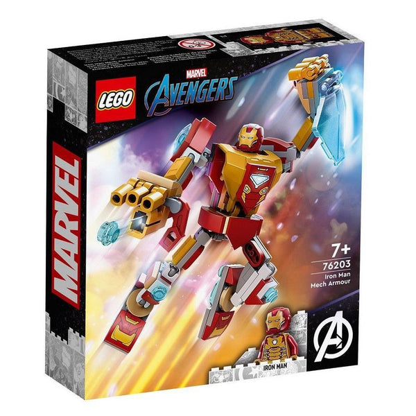 לגו 76203 הרובוט המשוריין של איירון מן | LEGO 76203 Iron Man Mech Armor | הרכבות | פלאנט איקס | Planet X