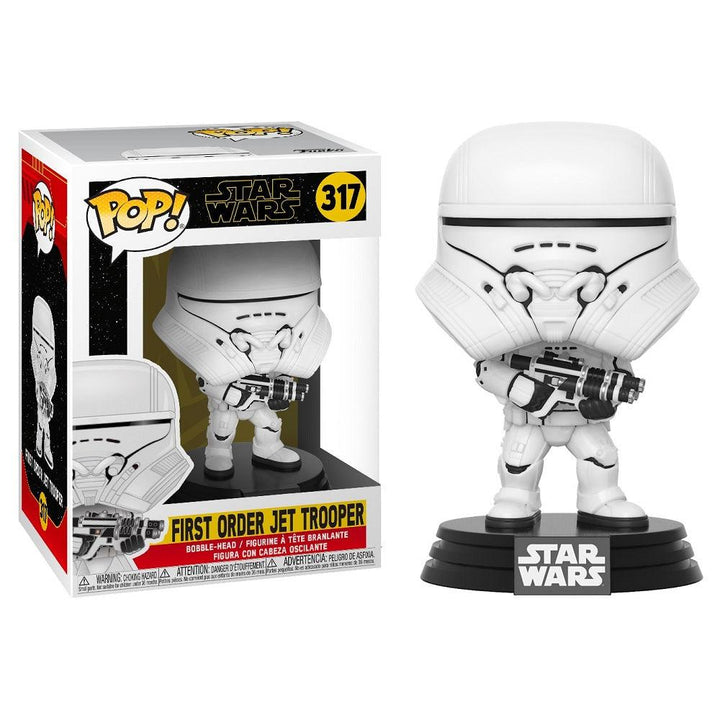 בובת פופ ג'ט טרופר המסדר הראשון | Funko Pop First Order Jet Trooper 317 | בובת פופ | פלאנט איקס | Planet X