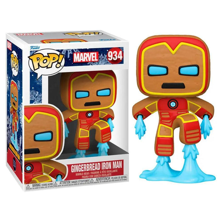 בובת פופ איירון מן עוגיית זנגביל | Funko Pop Gingerbread Iron Man 934 | בובת פופ | פלאנט איקס | Planet X