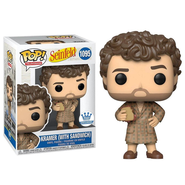 בובת פופ קרמר עם סנדוויץ' מהדורה מיוחדת | Funko Pop Kramer With Sandwich Seinfeld 1095 Special Edition | בובת פופ | פלאנט איקס | Planet X