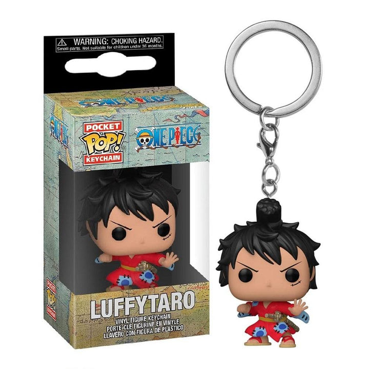 מחזיק מפתחות פופ לופיטארו וואן פיס | Funko Pocket Pop Keychain Luffytaro One Piece | בובת פופ | פלאנט איקס | Planet X