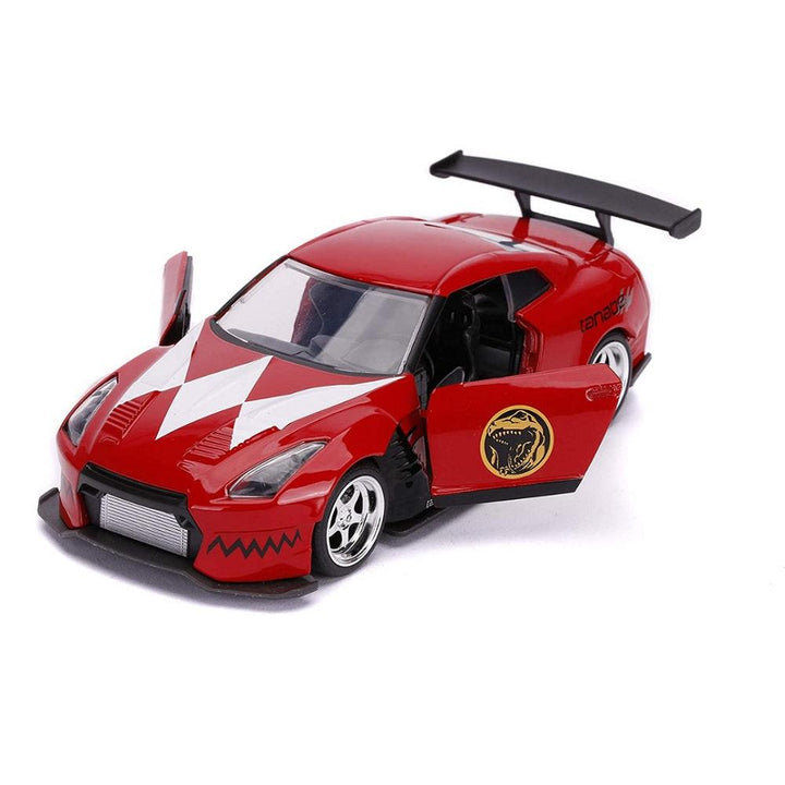 ניסאן ג'י טי אר 2009 פאוור ריינג'ר אדום | Red Power Ranger 2009 Nissan GT-R (R35) 1:32 | רכבים | פלאנט איקס | Planet X