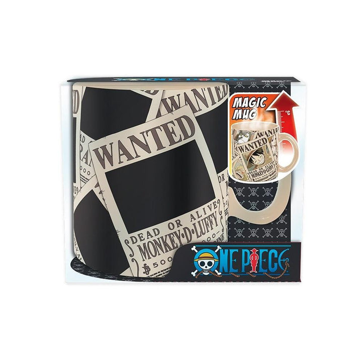 ספל פלא מחליף צבע וואן פיס מבוקש 460 מ"ל | One Piece Wanted Heat Change Mug | ספלים וכוסות | פלאנט איקס | Planet X