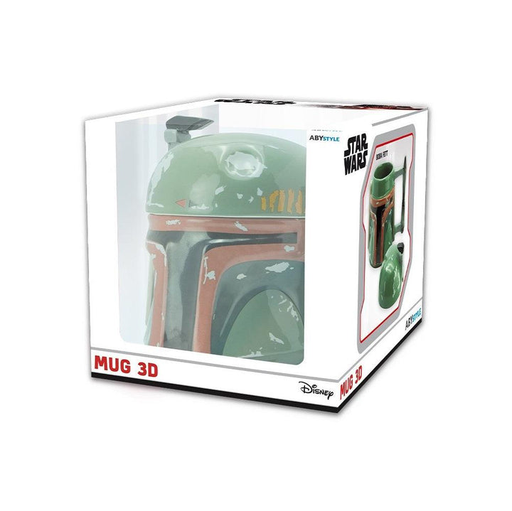 ספל תלת מימד בובה פט 300 מ"ל מלחמת הכוכבים | Boba Fett 3D Mug Star Wars | ספלים וכוסות | פלאנט איקס | Planet X