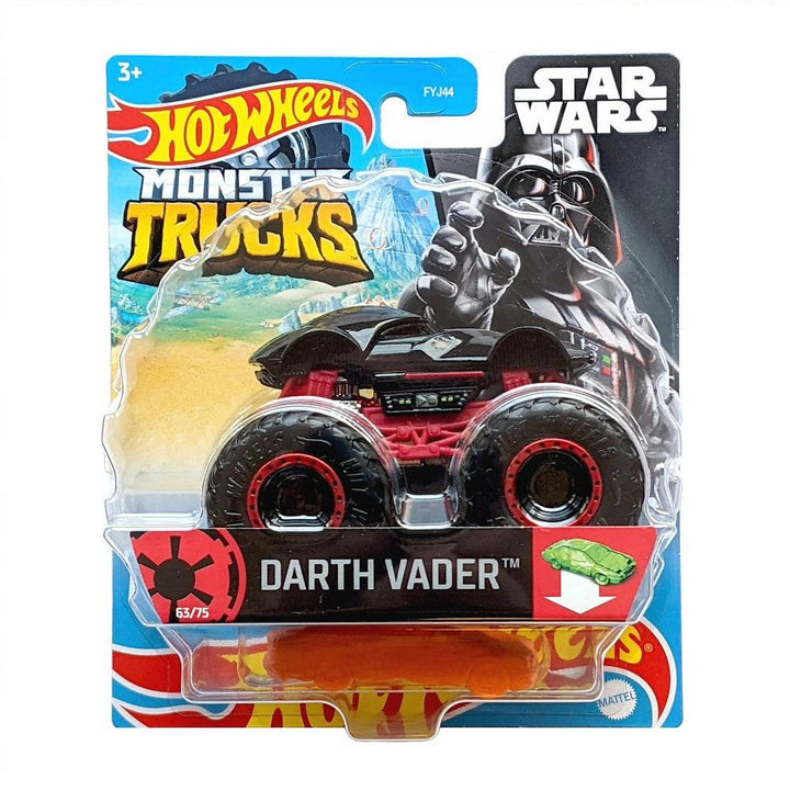 הוט ווילס מאנסטר טראק דארת' ויידר | Hot Wheels Darth Vader Hot Wheels Monster Trucks | רכבים | פלאנט איקס | Planet X