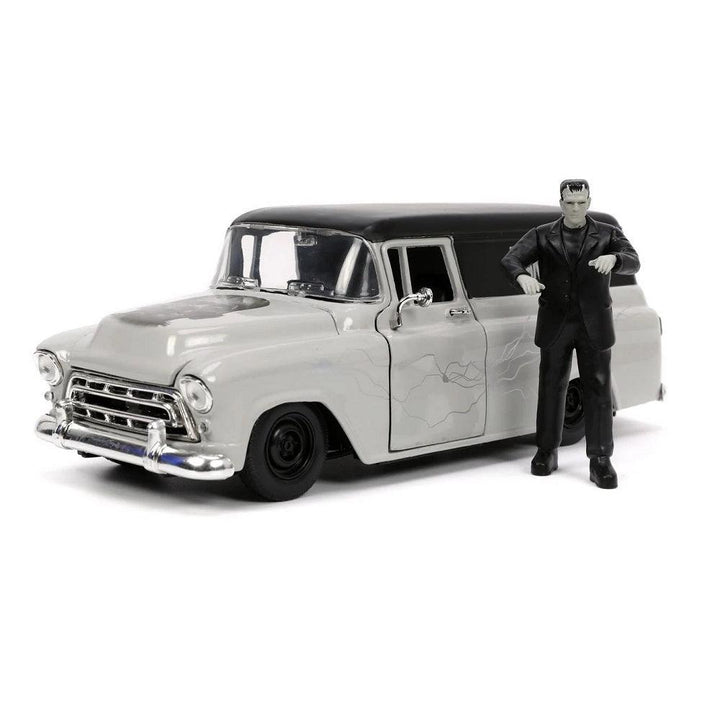 שברולט 1957 כולל דמות פרנקנשטיין | Frankenstein And 1957 Chevy Suburban 1:24 | רכבים | פלאנט איקס | Planet X