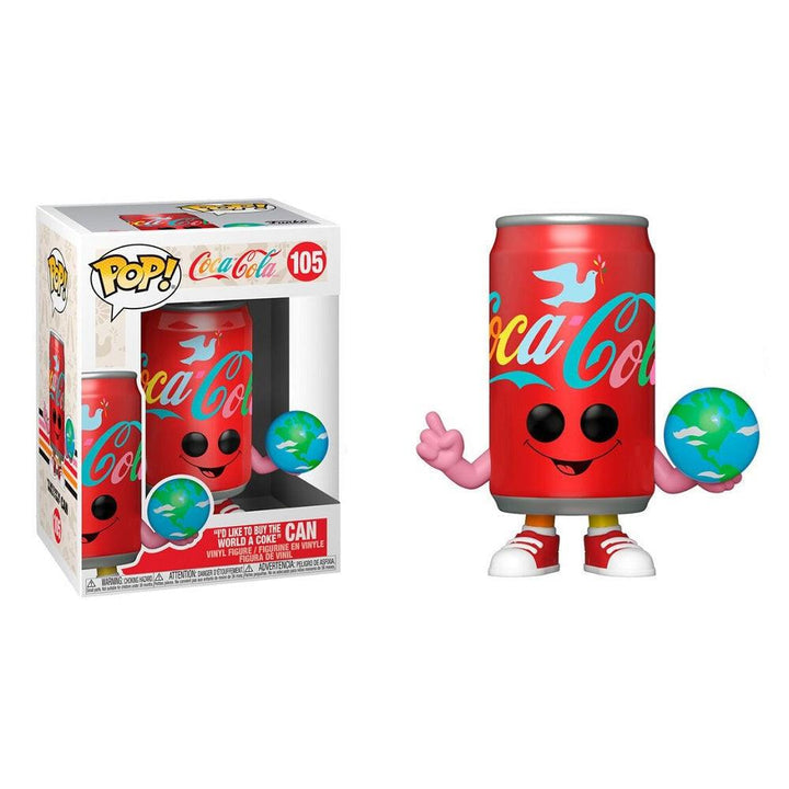 בובת פופ פחית קוקה קולה | Funko Pop Coca Cola Can 105 | בובת פופ | פלאנט איקס | Planet X