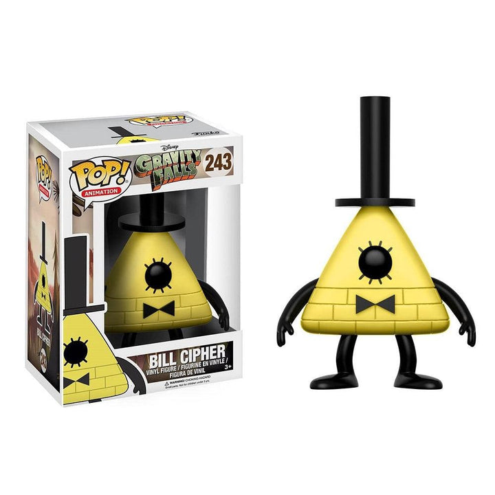 בובת פופ ביל קיפר גרוויטי פולס | Funko Pop Bill Cipher Gravity Falls 243 | בובת פופ | פלאנט איקס | Planet X