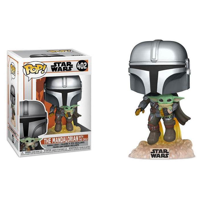 בובת פופ המנדלוריאן עם הילד | Funko Pop The Mandalorian With The Child 402 | בובת פופ | פלאנט איקס | Planet X