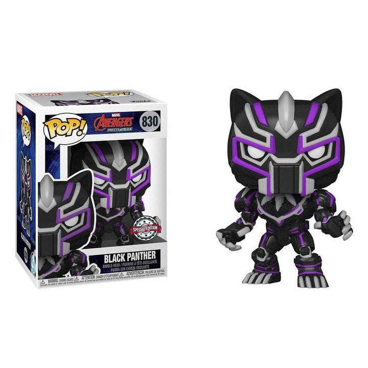 בובת פופ הפנתר השחור מהדורה מיוחדת | Funko Pop Black Panther 830 Special Edition | בובת פופ | פלאנט איקס | Planet X