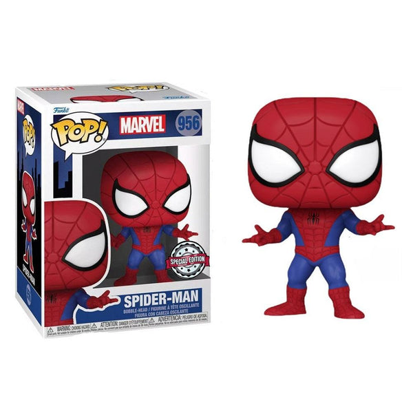 בובת פופ ספיידרמן מהדורה מיוחדת | Funko Pop Spider-Man 956 Special Edition | בובת פופ | פלאנט איקס | Planet X