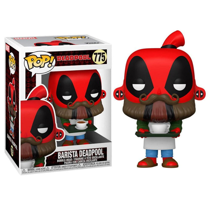 בובת פופ דדפול בריסטה | Funko Pop Barista Deadpool 775 | בובת פופ | פלאנט איקס | Planet X