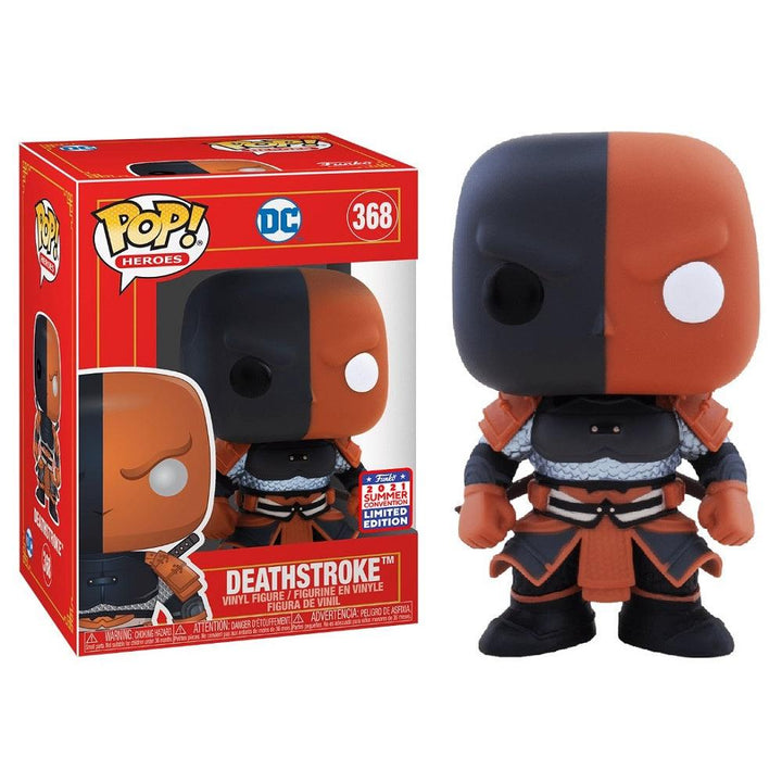 בובת פופ דת'סטרוק מהדורה אקסלוסיבית | Funko Pop Deathstroke Imperial Palace 368 Exclusive Edition 2021 | בובת פופ | פלאנט איקס | Planet X