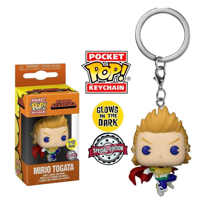 מחזיק מפתחות פופ מיריו טוגאטה | Funko Pop Keychain Mirio Togata Special Edition | בובת פופ | פלאנט איקס | Planet X