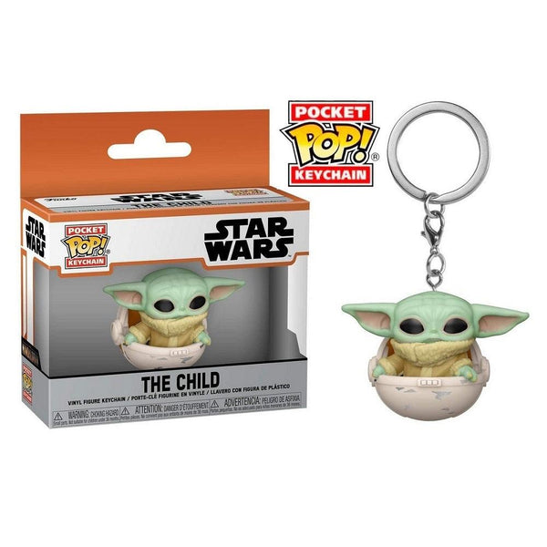 מחזיק מפתחות פופ גרוגו הילד | Funko Pop Keychain Star Wars The Child | בובת פופ | פלאנט איקס | Planet X