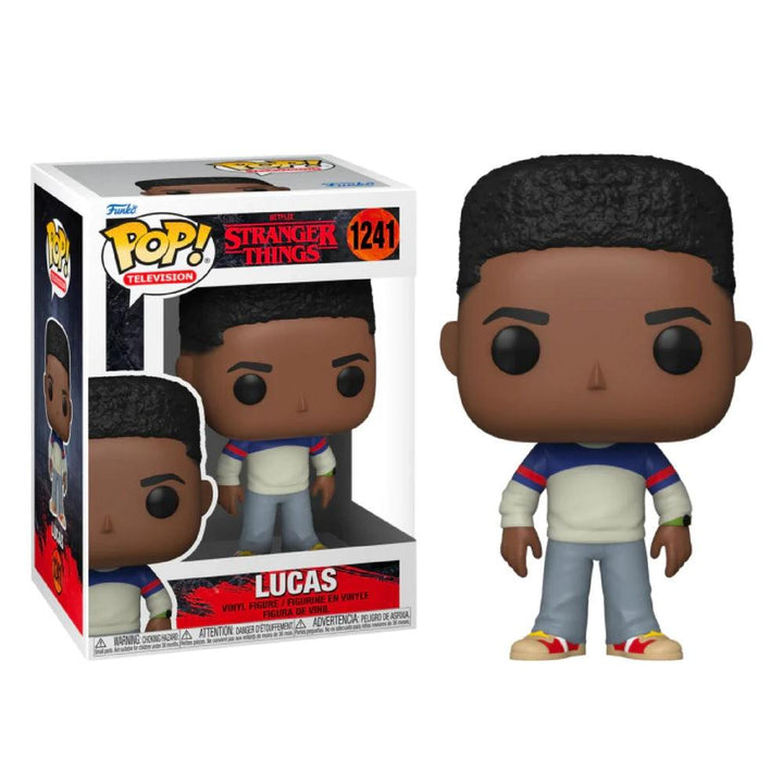 בובת פופ לוקאס דברים מוזרים | Funko Pop Lucas Stranger Things 1241 | בובת פופ | פלאנט איקס | Planet X