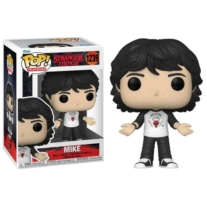 בובת פופ מייק דברים מוזרים | Funko Pop Mike Stranger Things 1239 | בובת פופ | פלאנט איקס | Planet X