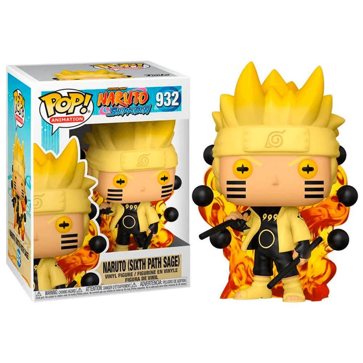 בובת פופ נארוטו סייג' שישי | Funko Pop Naruto Sixth Path Sage 932 | בובת פופ | פלאנט איקס | Planet X