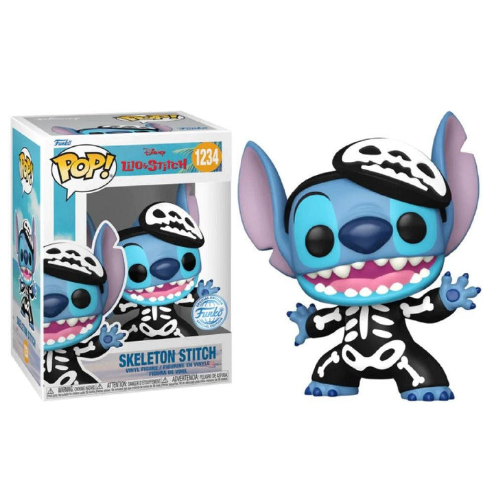 בובת פופ סטיץ' שלד מהדורה מיוחדת | Funko Pop Skeleton Stitch 1234 Special Edition | בובת פופ | פלאנט איקס | Planet X