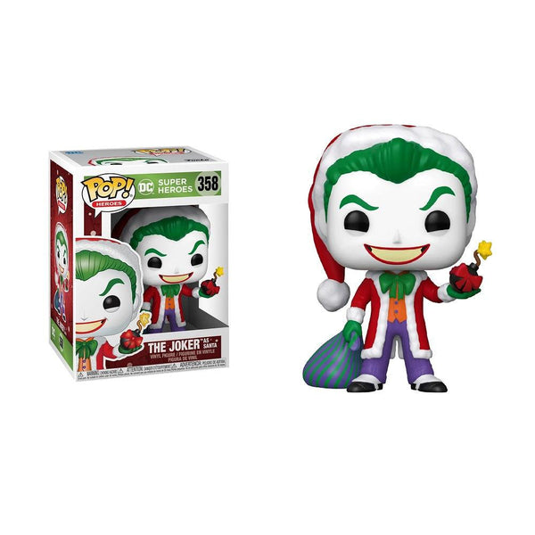 בובת פופ הג'וקר בתלבושת סנטה | Funko Pop The Joker As Santa 358 | בובת פופ | פלאנט איקס | Planet X
