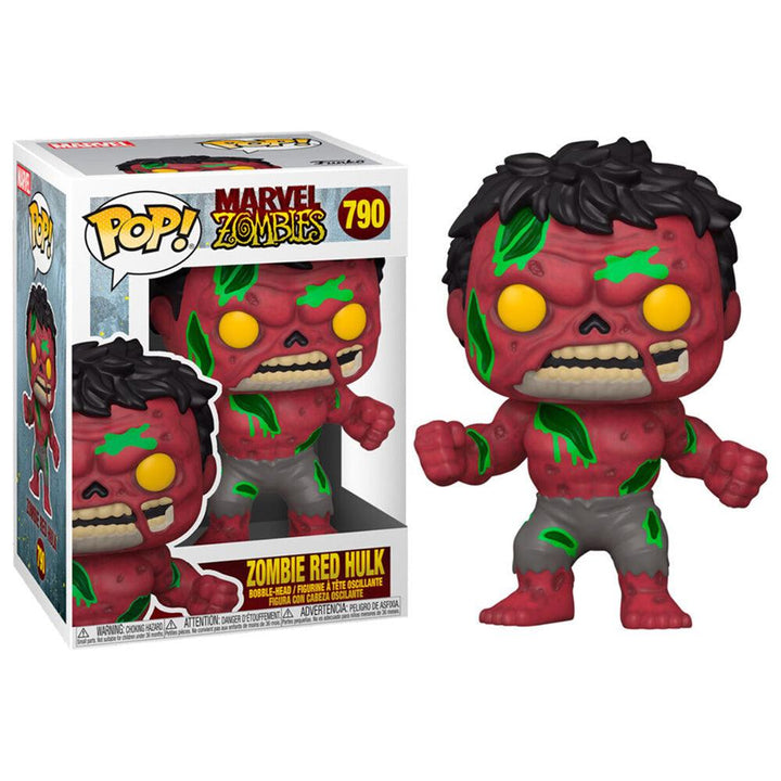 בובת פופ זומבי הענק האדום | Funko Pop Zombie Red Hulk 790 | בובת פופ | פלאנט איקס | Planet X