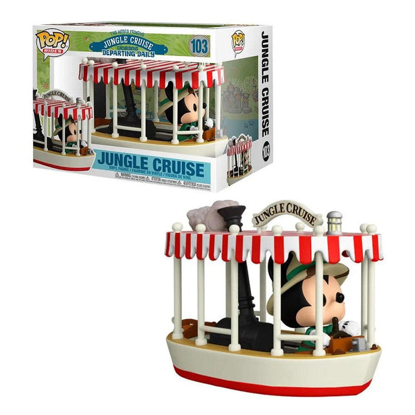 פופ ריידס מיקי מאוס ג'ונגל קרוז | Funko Pop! Rides: Jungle Cruise Skipper Mickey Boat 103 | בובת פופ | פלאנט איקס | Planet X
