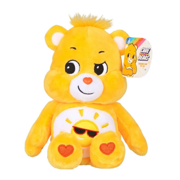 בובת פרווה דובון אכפת לי דוב שמחה 23 ס"מ | Funshine Bear 23cm Care Bears | בובות פרווה | פלאנט איקס | Planet X