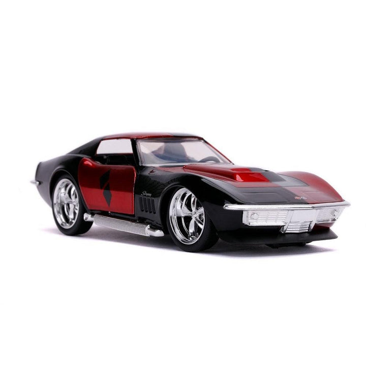 שברולט קורבט סטינגריי 1969 הארלי קווין | Harley Quinn Chevrolet Corvette Stingray 1969 1:32 | רכבים | פלאנט איקס | Planet X