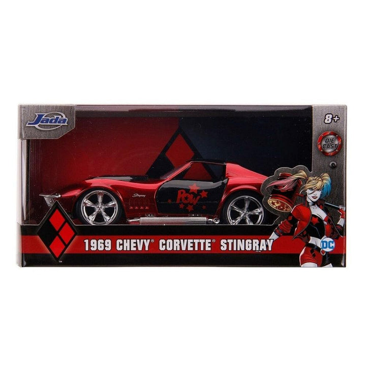 שברולט קורבט סטינגריי 1969 הארלי קווין | Harley Quinn Chevrolet Corvette Stingray 1969 1:32 | רכבים | פלאנט איקס | Planet X