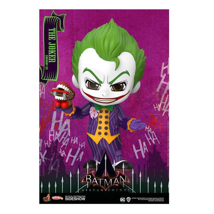 בובת הג'וקר מהדורת ארקהם נייט הוט טויז | Hot Toys The Joker (Batman Arkham Knight) Cosbaby | דמויות וגיבורים | פלאנט איקס | Planet X