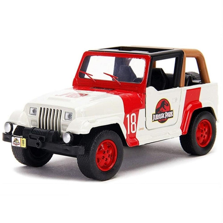 ג'יפ רנגלר פארק היורה | Jurassic World Jeep Wrangler 1:32 | רכבים | פלאנט איקס | Planet X