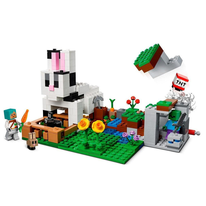 לגו 21181 חוות הארנב מיינקראפט | LEGO 21181 The Rabbit Ranch Minecraft | הרכבות | פלאנט איקס | Planet X