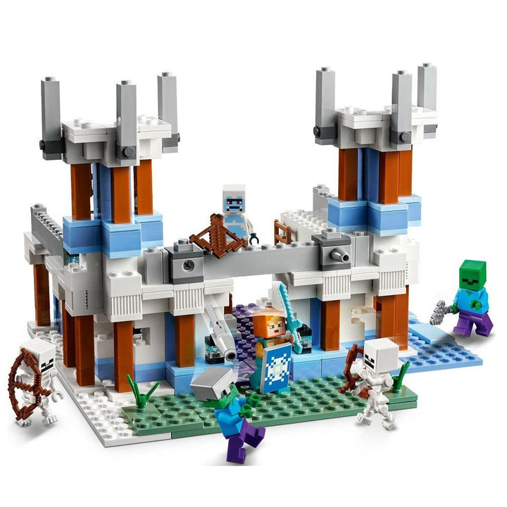 לגו 21186 טירת הקרח מיינקראפט | LEGO 21186 The Ice Castle Minecraft | הרכבות | פלאנט איקס | Planet X