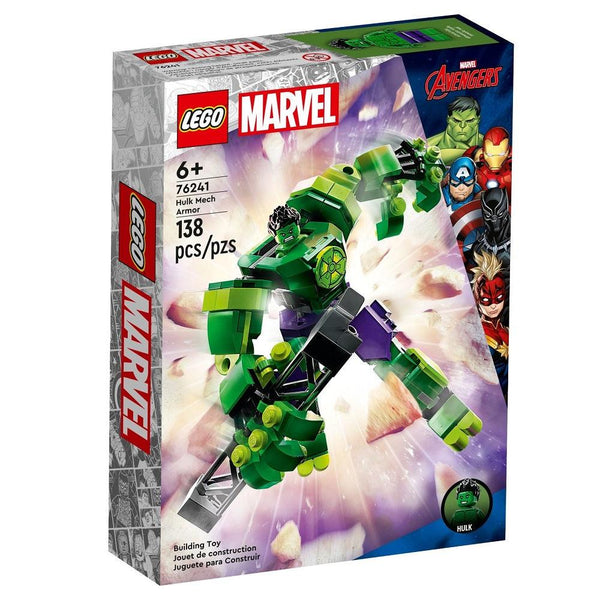 לגו 76241 השריון הרובוטי של הענק הירוק מארוול הנוקמים | LEGO 76241 Hulk Mech Armor | הרכבות | פלאנט איקס | Planet X