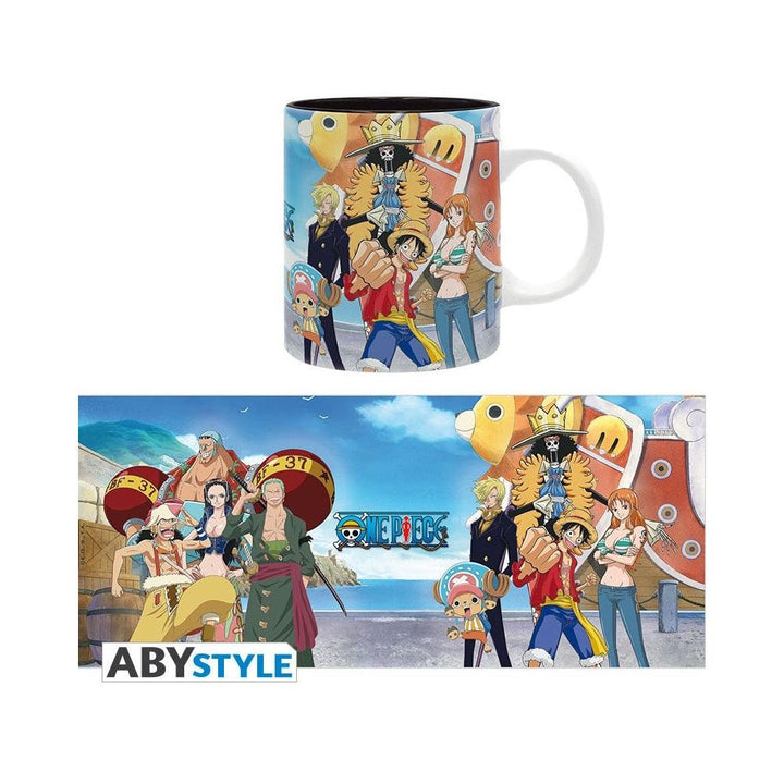 ספל הצוות של לופי וואן פיס 320 מ"ל | Luffy's crew One Piece Mug | ספלים וכוסות | פלאנט איקס | Planet X