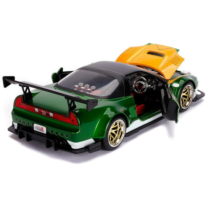 הונדה NSX 2002 ודמות פאוור ריינג'ר ירוק | Green Power Ranger And 2002 Honda NSX 1:24 | רכבים | פלאנט איקס | Planet X