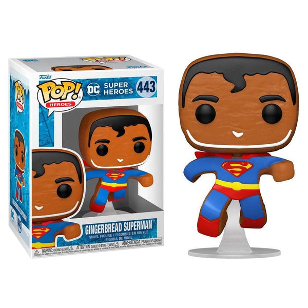 בובת פופ סופרמן עוגיית זנגביל | Funko Pop Gingerbread Superman 443 | בובת פופ | פלאנט איקס | Planet X