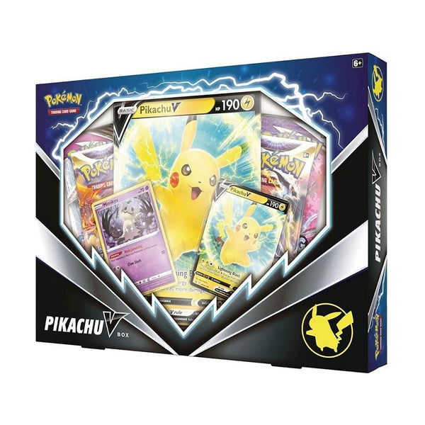 מארז קלפי פוקימון פיקאצ'ו וי (Pokémon TCG: Pikachu V Box) | קלפים | פלאנט איקס | Planet X