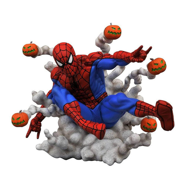 פסל ספיידרמן עם פצצות דלעת | Pumpkin Bomb Spider-Man PVC Statue Diamond Select Toys | פסלים | פלאנט איקס | Planet X