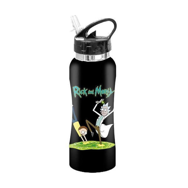 בקבוק נירוסטה ריק ומורטי 580 מ"ל | Rick and Morty Portal Drink Bottle | ספלים וכוסות | פלאנט איקס | Planet X