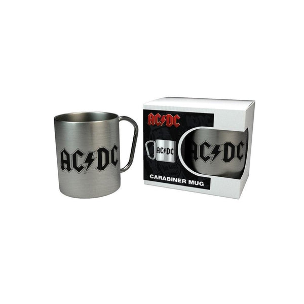 ספל פלדת אל חלד AC/DC 227 מ"ל | AC/DC Mug Carabiner | ספלים וכוסות | פלאנט איקס | Planet X