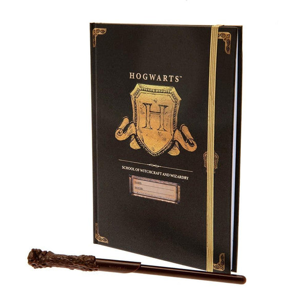מחברת ועט שרביט הארי פוטר הוגוורטס | Harry Potter Hogwarts Notebook And Wand Pen Set | מחברת | פלאנט איקס | Planet X