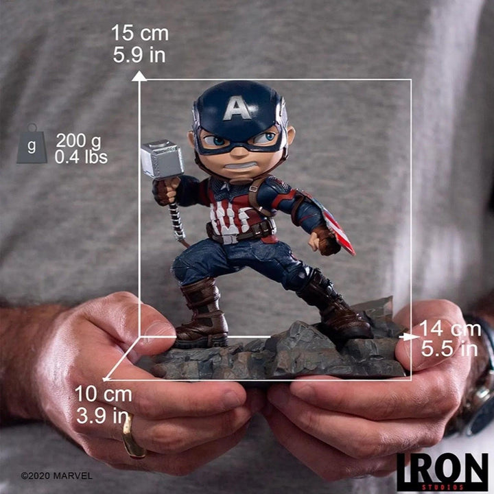 פסל קפטן אמריקה הנוקמים סוף המשחק | Captain America Avengers: Endgame MiniCo Statue Iron Studios | פסלים | פלאנט איקס | Planet X