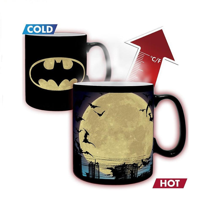 ספל פלא מחליף צבע באטמן האביר האפל 320 מ"ל | Batman the Dark Knight Heat Change Mug | ספלים וכוסות | פלאנט איקס | Planet X