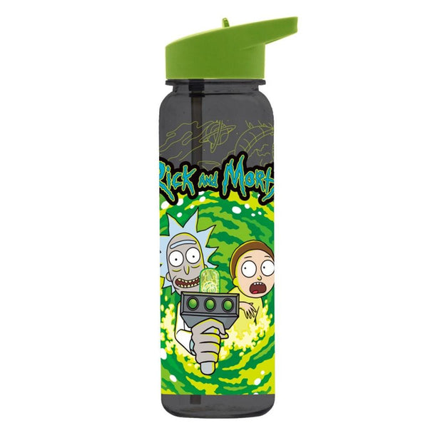 בקבוק שתייה ריק ומורטי 600 מ"ל | Rick and Morty Gun Portal Drink Bottle | ספלים וכוסות | פלאנט איקס | Planet X