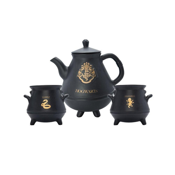 סט תה הוגוורטס הארי פוטר | HARRY POTTER Teapot With Hogwarts cauldrons set | ספלים וכוסות | פלאנט איקס | Planet X
